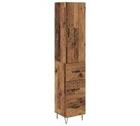 vidaXL Haut Armoire Bois ancien 69,5 x 34 x 180 cm Bois d'ingénierie