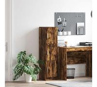 vidaXL Haut Armoire Chêne fumé 31.5 x 32 x 122.5 cm