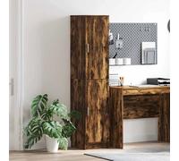 vidaXL Haut Armoire Chêne fumé 35 x 39 x 168 cm