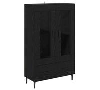 vidaXL Haut Armoire Chêne noir 69,5 x 31 x 115 cm Bois d'ingénierie