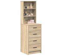 vidaXL Haut Armoire Chêne Sonoma 40 x 41 x 135 cm Bois d'ingénierie, Cabinet de Salle à Manger Moderne, Haut de Gamme, Espace de Rangement, Meuble Durable, Finition Mate