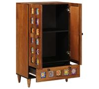 vidaXL Haut Armoire Noyer 60 x 33,5 x 100 cm Bois de mangue massif