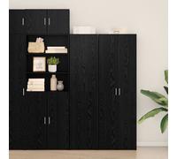 vidaXL Haut de meuble en chêne noir 45x42.5x185 cm Bois d'ingénierie