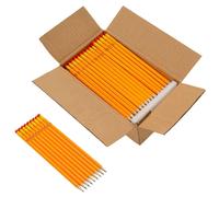 vidaXL HB Crayons à papier, 1 000 pièces, Ø 0,7 x 18,5 cm, jaune
