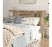 vidaXL Headboard Cabinet - Oak Sonoma 200x19x103.5 cm