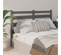 vidaXL Headboard - Gray 186x4x100 cm Pine Wood