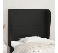vidaXL Headboard with Ears - Black