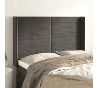 vidaXL Headboard with Ears - Dark Grey