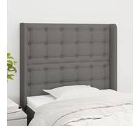 vidaXL Headboard with Ears - Dark Grey