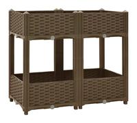 vidaXL Hochbeet 80x40x71 cm Polypropylen