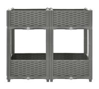 vidaXL Hochbeet 80x40x71 cm Polypropylen