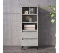 vidaXL Buffet haut - Gris béton