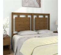vidaXL Hoofdbord 125,5x4x100 cm massief grenenhout honingbruin817933 Marron G
