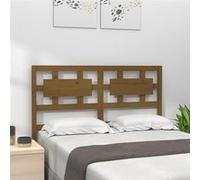 vidaXL Hoofdbord 125,5x4x100 cm massief grenenhout honingbruin818033 Marron G