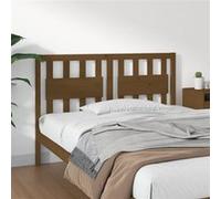 vidaXL Hoofdbord 125,5x4x100 cm massief grenenhout honingbruin818563 Marron G
