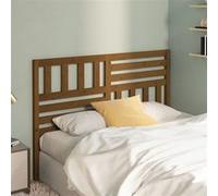 VidaXL Tête de lit Bois massif de pin Marron miel 156x4x100 cm
