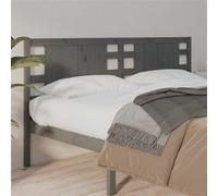 vidaXL Tête de lit 206x4x100 cm - Gris