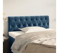 vidaXL Tête de lit - Bleu foncé