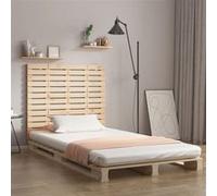 vidaXL Tête de lit murale 106x3x91,5 cm Bois massif de pin