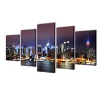 vidaXL Horizon de New York coloré