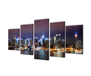 vidaXL Horizon de New York coloré