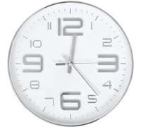 vidaXL Horloge Murale 30 cm Argenté
