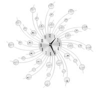 vidaXL Horloge murale Design 50643 – mouvement à quartz, pendule de salon, 50 cm, Or