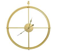 vidaXL Horloge murale Dorée 52 cm en fer