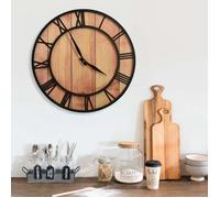 vidaXL Horloge Murale Horloge Analogique Horloge Décorative Salon Salle de Séjour Chambre à Coucher Maison Intérieur 39 cm 325172