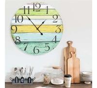 vidaXL Horloge murale Multicolore 60 cm MDF