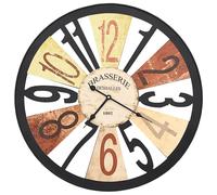 vidaXL Horloge murale métal 60 cm Multicolore