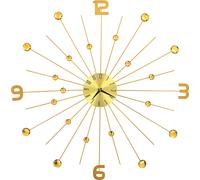 vidaXL Horloge murale métal 70 cm Golden