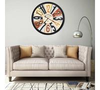 vidaXL Horloge Murale Métal - Multicolore