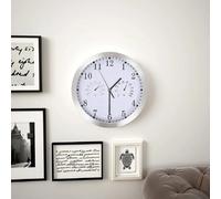 VIDAXL Horloge Murale Quartz Blanc