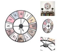 vidaXL Horloge murale Vintage avec mouvement à quartz 60 cm XXL - Horloges murales