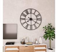 vidaXL Horloge murale vintage 50644 – métal, mouvement à quartz, 80 cm XXL