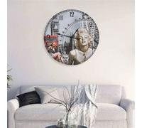 vidaXL Horloge murale vintage 60 cm