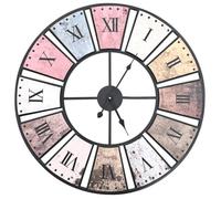 vidaXL Horloge Murale Vintage Mouvement à Quartz XXL Cuisine Montre de Salon 50647