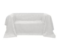 Vidaxl Housse De Canapé Micro-Suède Crème 270x350 Cm