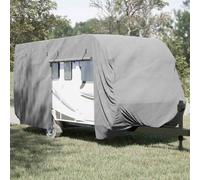 vidaXL Housse de caravane gris 610x250x220 cm tissu non tissé