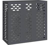 vidaXL Housse de climatiseur, anthracite, 110 x 50 x 105 cm
