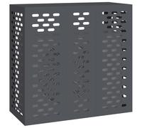 vidaXL Housse de climatiseur, anthracite, 110 x 50 x 105 cm
