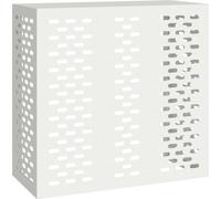 vidaXL Housse de climatiseur blanche 110 x 50 x 105 cm
