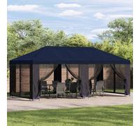vidaXL, housse de pavillon, 6 x 3 mètres, bleu, polyester, 190 g/m²