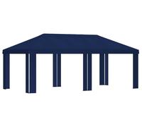 vidaXL, housse de pavillon, 6 x 3 mètres, bleu, polyester, 190 g/m²