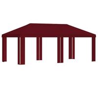 vidaXL, housse de pavillon, 6 x 3 mètres, bordeaux, polyester, 190 g/m²