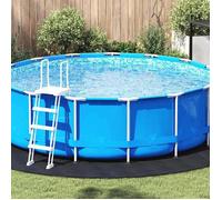vidaXL Housse de piscine ronde noire Ø 396 cm, imperméable, finition mate, pour l'extérieur. Texture lisse, facile à 42009115