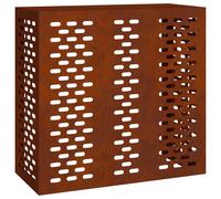 vidaXL Housse de protection pour climatiseur, aspect rouille, 110 x 50 x 105 cm