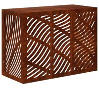 vidaXL Housse de protection pour climatiseur, aspect rouille, 110 x 50 x 80 cm
