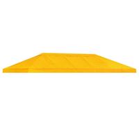 vidaXL, housse de protection pour pavillon, 6 x 3 m, jaune, polyester, 190 gsm